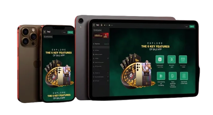 Download the BJ Baji app for Android and iOS in Pakistan to start betting on sports and casino games.